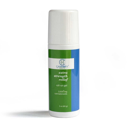 Cannapy Extra Strength Relief Roll-On Gel with 2000 mg Cannabinoids